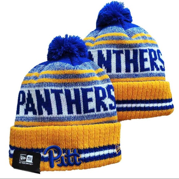 New Era NCAA knit Pom beanie Pitt - Picture 1 of 1
